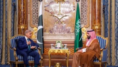 شريف يؤكد لبن سلمان دعم باكستان الكامل لأمن السعودية
