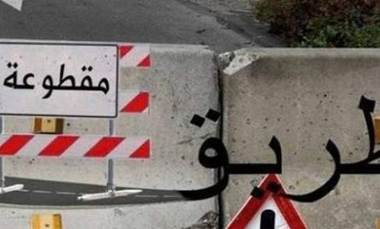 قطع طريق البداوي بالإطارات المشتعلة احتجاجاً على عدم توقيع قانون العفو العام