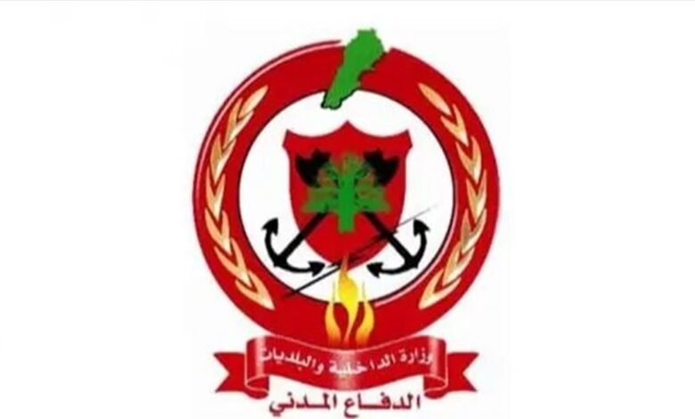 مهمّات الدفاع المدني في الـ 24 ساعة الماضية
