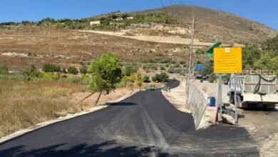 الأشغال فتحت ممر العبور الموقت عند قعقعية الجسر أمام حركة المرور