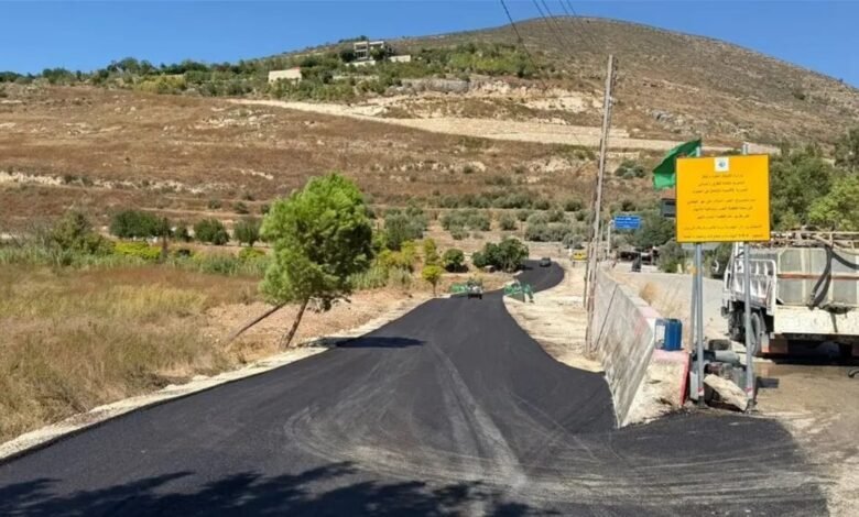 الأشغال فتحت ممر العبور الموقت عند قعقعية الجسر أمام حركة المرور
