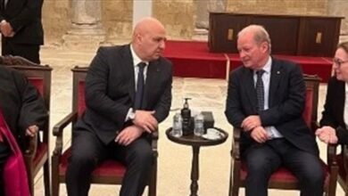 الرئيس عون في كاتدرائية مار جرجس معزّياً بدوري شمعون