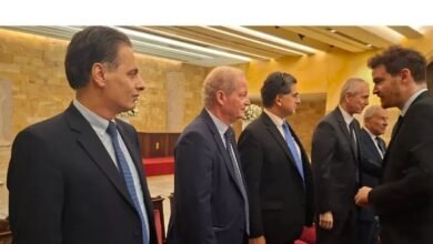 حضور رسمي.. مرقص وسفير السعودية يعزيان بوفاة دوري شمعون