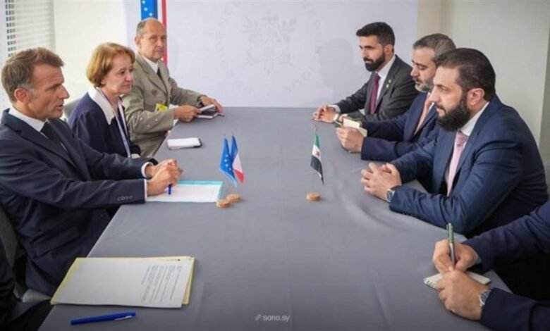 لقاء بين ماكرون والشرع...هذه تفاصيله