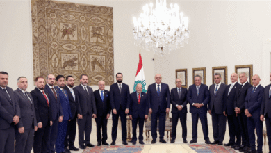 عون استقبل وفداً وزارياً سورياً في قصر بعبدا: الزيارة مؤشر إلى سلامة العلاقة بين البلدين