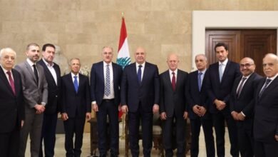 الرئيس عون استقبل وفد النواب السنّة: قانون تخفيض العقوبات لا يطال المجرمين