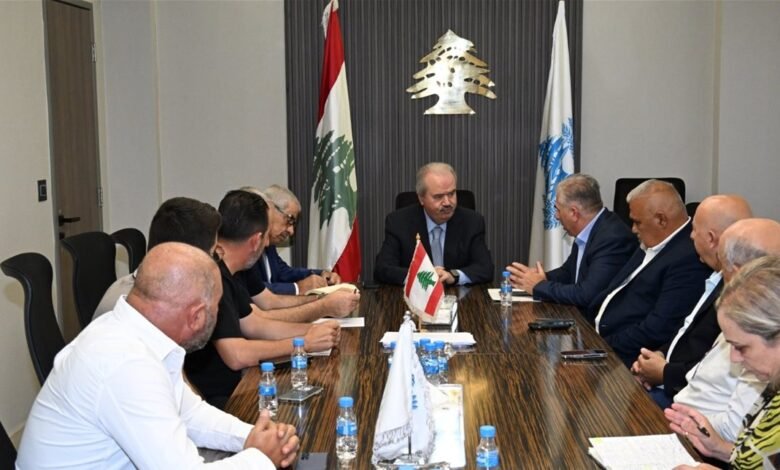 جابر بحث مع مصدّري الخضار والفاكهة تسهيلات لتنشيط الصادرات الزراعية