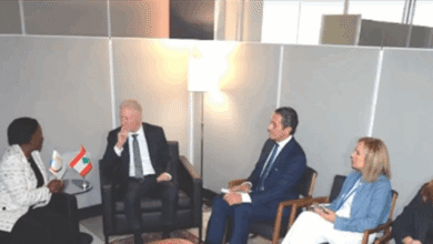 رجي بحث دعم التعليم الفرنكوفوني واودع تصديق لبنان على "اتفاقية بحرية"