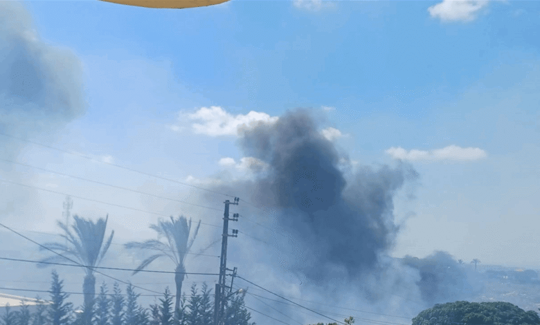 بالفيديو... حريق كبير في قعقعية الجسر
