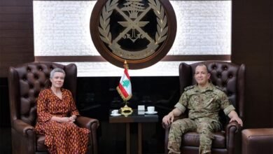 قائد الجيش استقبل سفيرة الاتحاد الأوروبي
