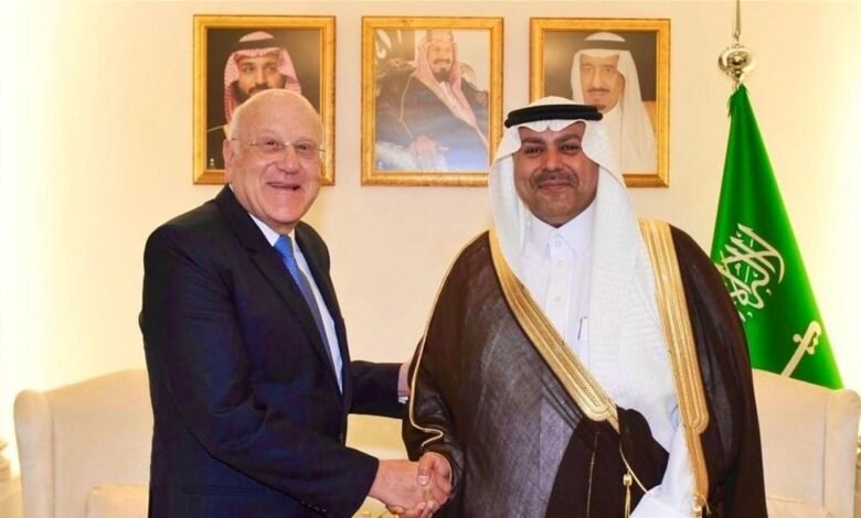 ميقاتي التقى الدوسري مهنئاً بـ"اليوم الوطني السعودي"