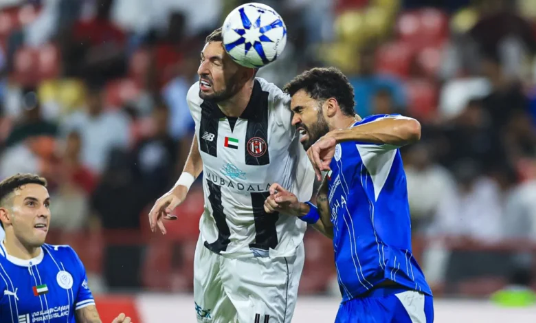 الجزيرة يتعثر ويُحافظ على صدارة الدوري الإماراتي