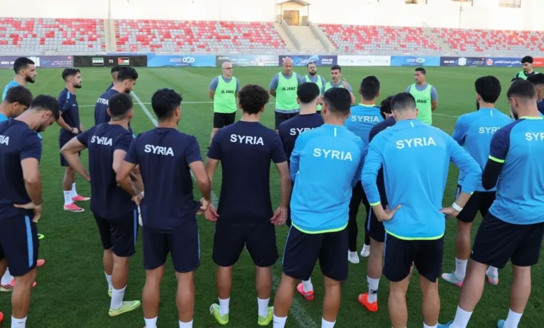 بث مباشر لمباراة سوريا ضد الأردن الودية
