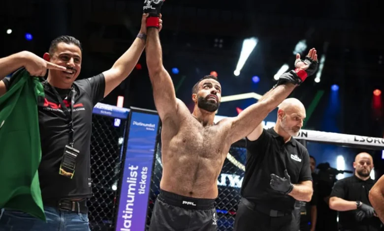 نزال حاسم بين السعودي مصطفى ندا والمصري أسامة الصعيدي ضمن PFL MENA