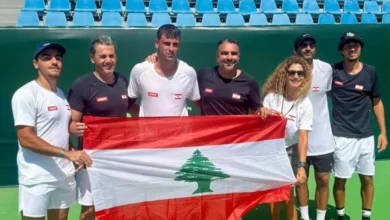 لبنان يحسم مواجهته مع سوريا 4-0 في كأس ديفيس