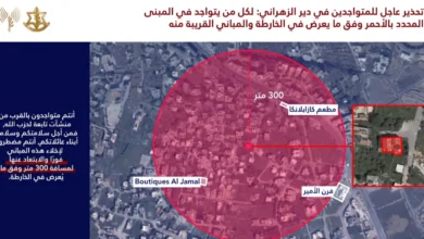 تصعيد إسرائيلي واسع ليلاً جنوبي لبنان: إنذار بالإخلاء في دير الزهراني وإصابات جرّاء غارات عنيفة على كفررمان وعربصاليم