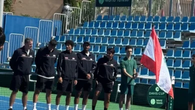 لبنان يتقدّم على سوريا 2-0 في كأس ديفيس