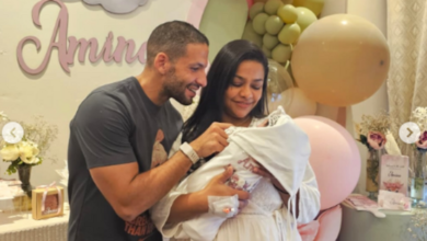 أسماء أبو اليزيد تنشر الصور الأولى لمولودتها أمينة من داخل المستشفى