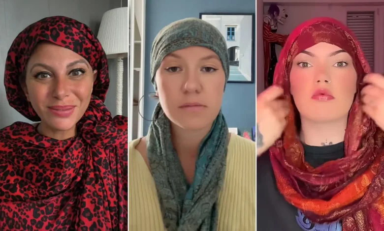 غطين رؤوسهن .. حملة رقمية بفرنسا ردا على مشروع حزب لوبان بحظر الحجاب