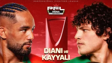نزال ناري بين حازم كيالي وبدر الدين دياني للتأهل إلى PFL MENA