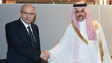 لقاء بين سلام وبن فرحان في نيويورك (صور)