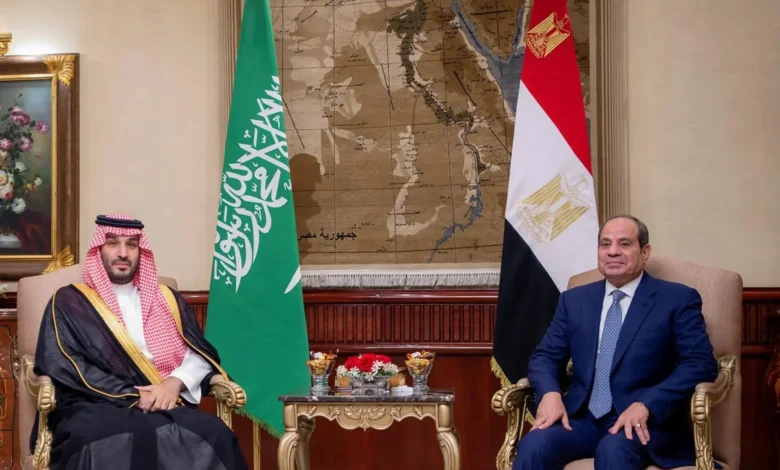 السيسي وبن سلمان يبحثان في مصر أمن الملاحة وتعزيز استقرار المنطقة