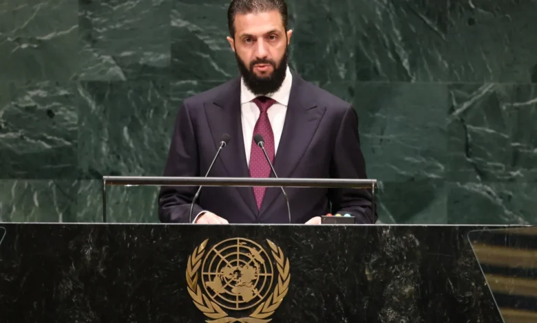 الشرع أمام الأمم المتحدة.. سوريا توحدت وبدأت تنهض بعد عقود العزلة
