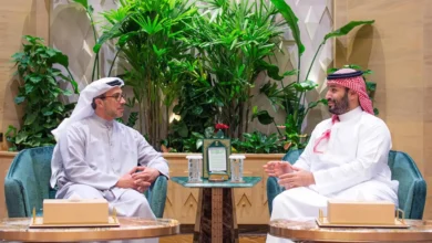 ولي العهد السعودي يستقبل نائب رئيس الإمارات