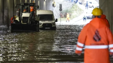 أمطار غزيرة تشلّ إسطنبول وتدفع لتعليق الدراسة