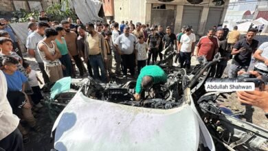 مقتل شاب فلسطيني بضربة إسرائيلية استهدفت مركبة شرق غزة