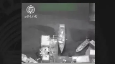 بالفيديو.. التحالف يعرض استهداف عمليات الميليشيا الحوثية الإرهابية لتهريب الأسلحة
