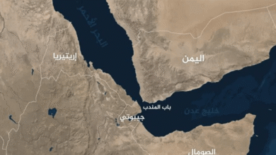 الجيش اليمني يفرض سيطرته النارية على باب المندب ويحاصر الحوثيين