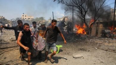 استشهاد فلسطيني إثر قصف خيمة جنوب قطاع غزة