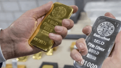 بضغط من ارتفاع الدولار وعوائد السندات.. ارتفاع اسعار الذهب