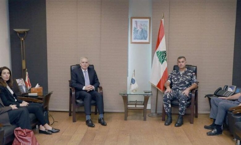 اللواء عبدالله استقبل المنسّق الخاص للأمم المتحدة في لبنان