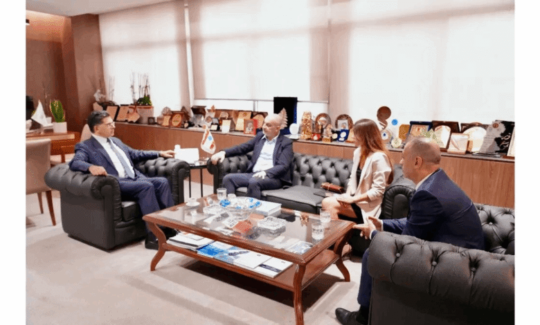 مرقص استقبل الأمين العام للاتحاد الدولي للصحفيين