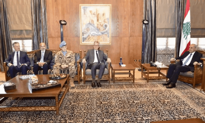 بري التقى لاكروا: الموقف الرسمي موحد لجهة التمسك بوجود "اليونيفيل"