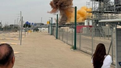 خلال زيارة نتنياهو... إنفجار ومخاوف من تسرّب مواد خطيرة