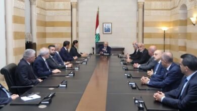 سلام استقبل ستريدا جعجع على رأس وفدٍ