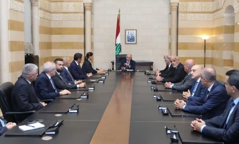 سلام استقبل ستريدا جعجع على رأس وفدٍ