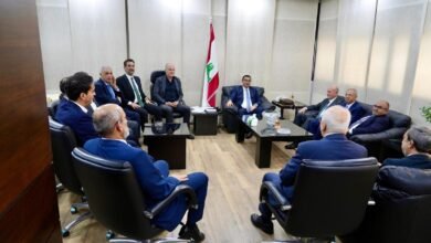 مدعي عام التمييز التقى وفداً من النواب السنة