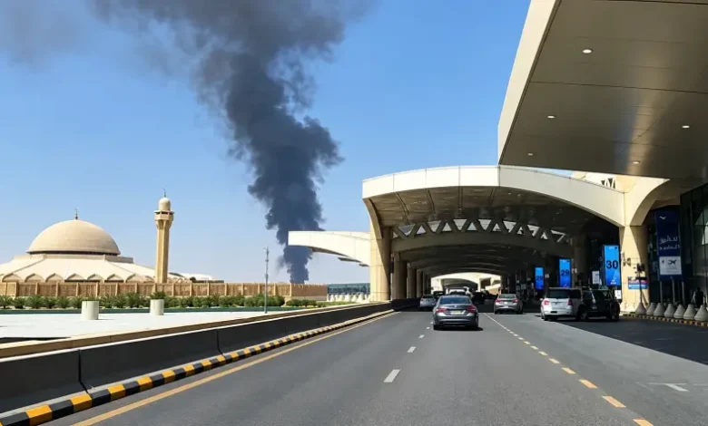 العدد ارتفع.. قتيلان و8 مصابين بالاعتداء على مطار الملك فهد في الدمام