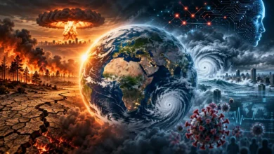 17 تهديداً لمستقبل البشرية: هل ينتهي عصر الإنسان قبل عام 2100؟
