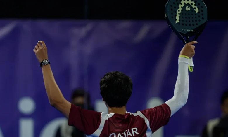 قطر تحصد أول ذهبية للرجال في بادل الآسياد