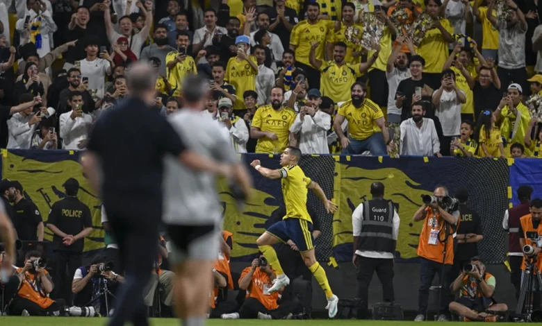 "الأفضل في التاريخ"... جماهير النصر ترفع لافتة ضخمة لدعم رونالدو