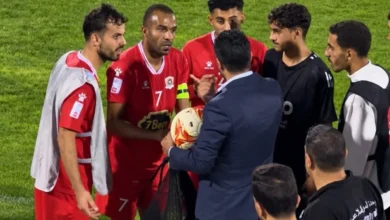 مسؤول يرفض منح مهاجم الجزيرة كرة المباراة في الدوري الأردني (فيديو)