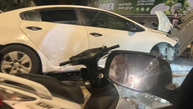 بالفيديو - إصابات في حادث سير عند جسر سليم سلام في بيروت