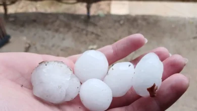 مدينة بعلبك وقراها على موعد مع الغيث الأول وزخات البرد (فيديو)