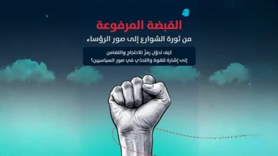 القبضة المرفوعة: من ثورة الشوارع إلى صور الرؤساء