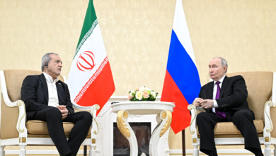 بوتين وبزشكيان يبحثان تطورات المنطقة وسبل تعزيز التعاون الروسي الإيراني